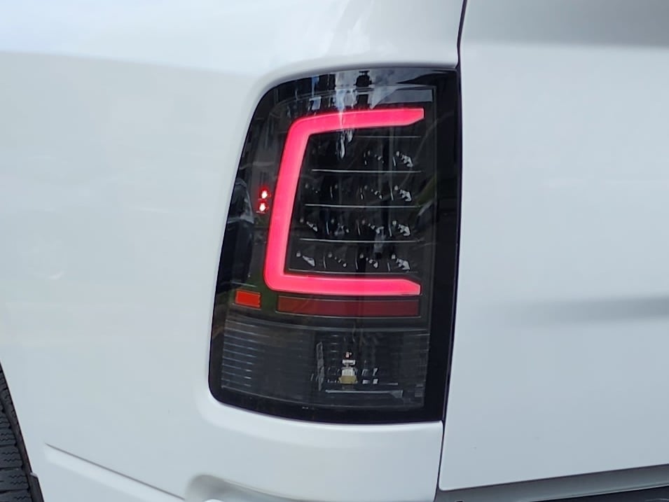 Raxiom RAM 1500 Axial Series LED Tail Lights; Black Housing; Clear