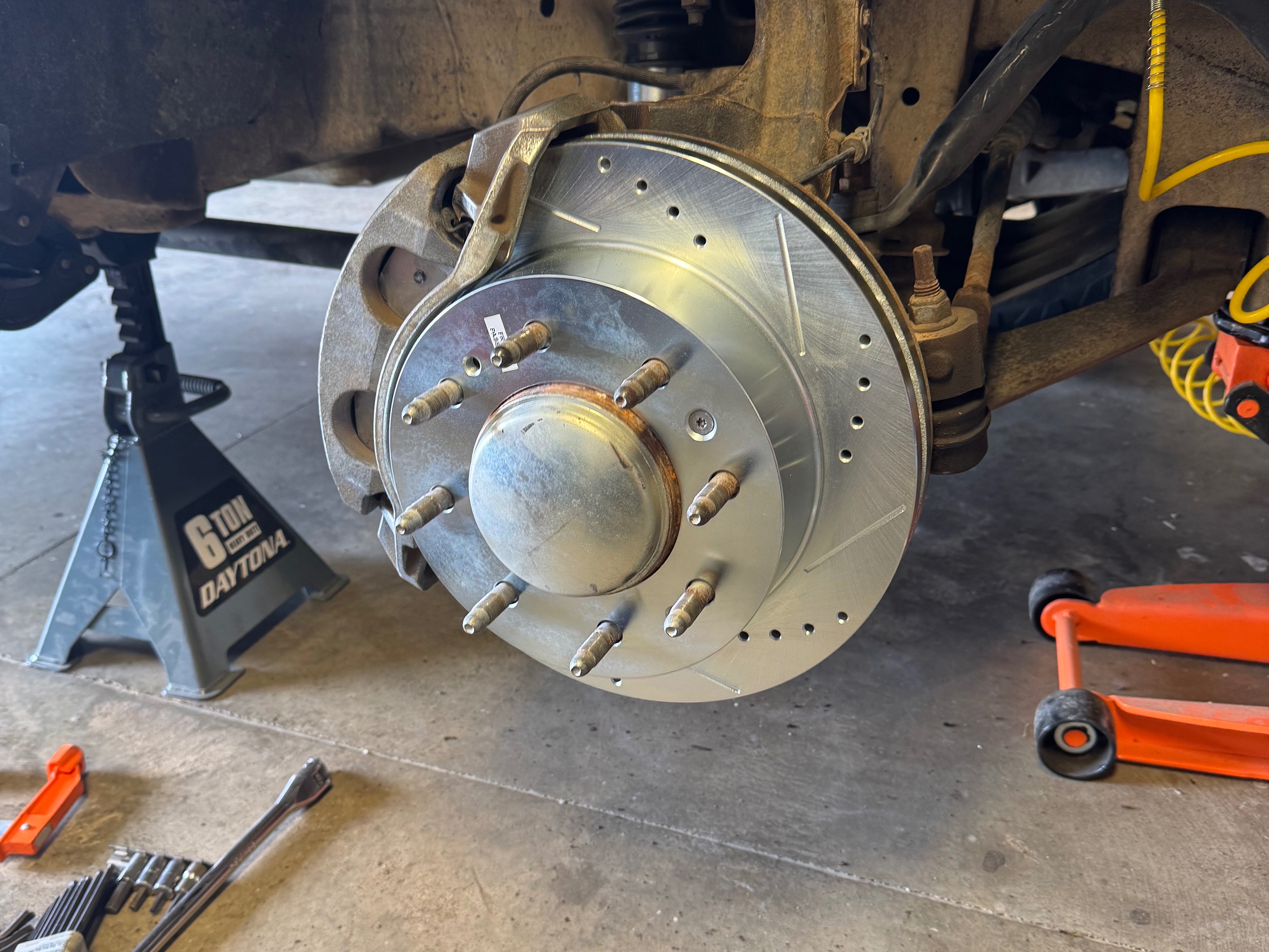 PowerStop Z36 Truck and Tow 8-Lug Brake Rotor and Carbon-Fiber