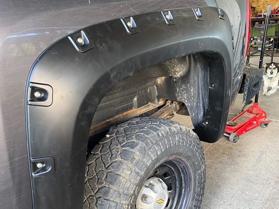 RedRock Pocket Style Fender Flares (0714 Silverado 2500 HD) RedRock