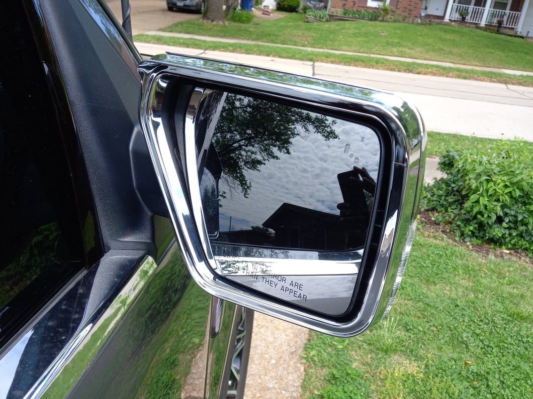 Mroom RedRock Side Mirror Trim; Chrome (21-25 F-150) | RedRock