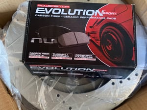 Powerstop® K2163 Front Brake Disc And Pad Kit, Silver Zinc-plated