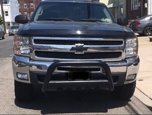 thumbnail image 2 of Gloss Black Rear Tailgate Bowtie Emblem For 2007-2013 Chevy Silverado GMC Sierra 2 of 5