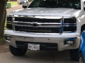 Black Front Bumper Filler For Chevy Silverado 2500, Suburban, Tahoe 1999-2006 – GM1051103