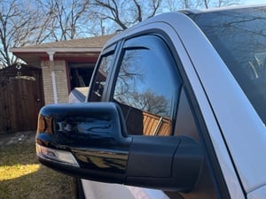 Lightronic WV194101 in-Channel Side Window Visor Deflector Rain Guard, Dark Smoke Shatterproof, 4-Pieces Set for 2009-2018 Dodge Ram 1500 Quad Cab, 2019-2023 Ram 1500 Classic Quad Cab