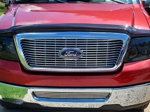 USグリル フィット04 - 08フォードF - 150ステンレススチールハニカムスタイルワイヤメッシュグリルインサート Fits 04-08 中古車 2007年 フォード F-150 アメ車 広島 NUTS クルーキャブ ４WD V8