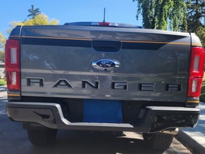 Double Layer Tailgate Letters For 2019-2023 Ford Ranger Double Layer Tailgate Letters For 2019-2023 Ford Ranger