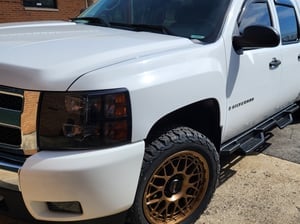 メル KMC Silverado 1500 Technic Anthracite 6-Lug Wheel; 20x9; 0mm