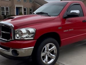 RestylingFactory Triple Chrome Top Half Tow Mirror Cover For 2010-2018 Dodge Ram 1500/2500/3500