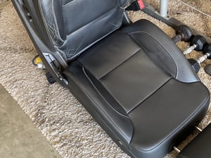 thumbnail image 2 of Lone Star Seat Covers – Black Cloth Driver Side Bottom Seat Cover For 2014-2019 Chevy Silverado 1500 2500 – OEM Style, Made In USA 2 of 5
