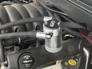 UPR Billet Oil Catch Can For 4.8/5.3/6.0 LS Engines - Fits 97-13 Silverado, Sierra, Tahoe 6 thumbnail image