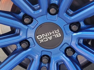 24-Pack Black M14x1.5 Open End Bulge Acorn Lug Nuts - Cone Seat - For Chevy, Ford, GMC