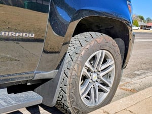 What splash guards or mud flaps fit a 2024 Trail Boss or ZR2 with factory fender flares